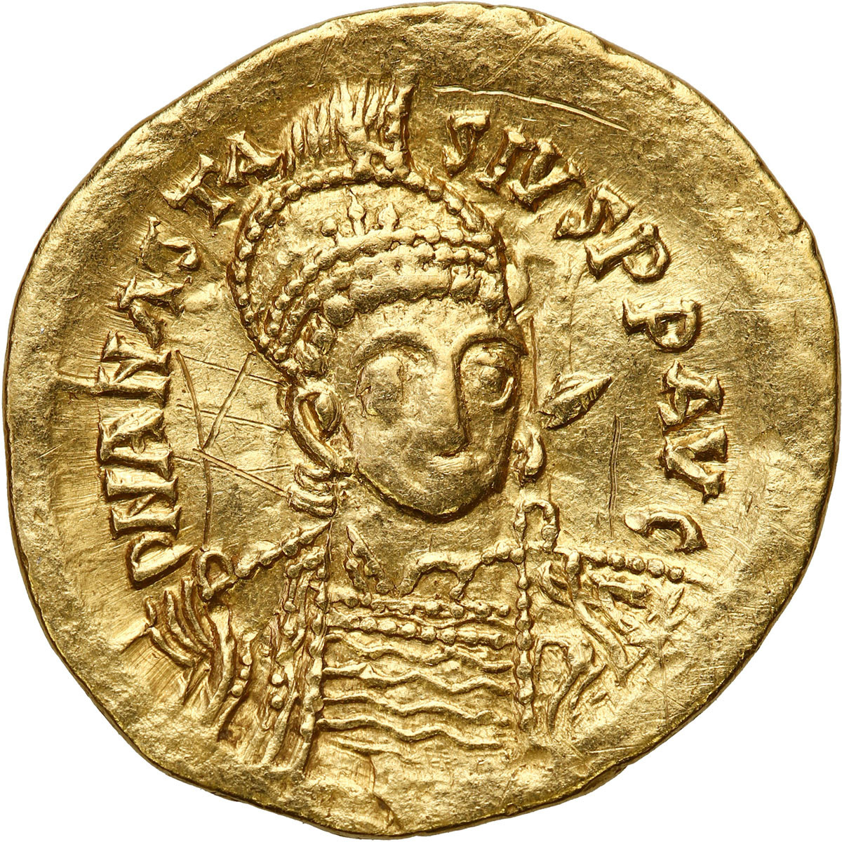 Bizancjum. Anastazjusz (507-518). Solid, Konstantynopol